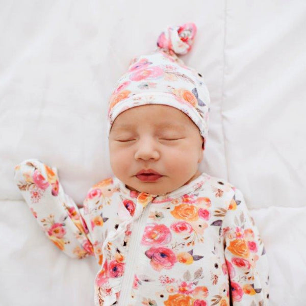 top-knot-hat-flower Presley Couture at Sophia's Style-Hats-1